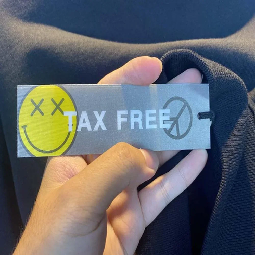 GALLERY DEPT Orange Letter Print Logo T-Shirt - Black Long Sleeve - Picture 7 of 16